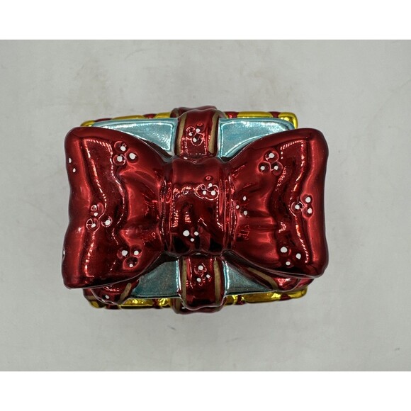 Christopher Radko Galerie 2006 Tower Of Gifts Presents Box Container Decor Jar - Picture 9 of 16